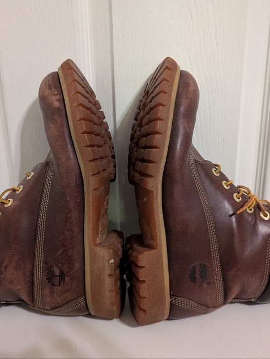 Timberland Mens Boots Ankle Size 11 Brown Chukka Waterproof Leather Shoes main image 4